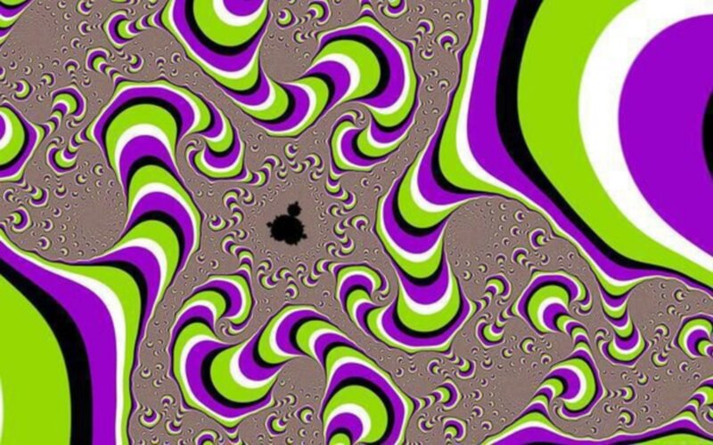 Fractal Pattern with Swirls — Purple, Hypnotic, Abstract