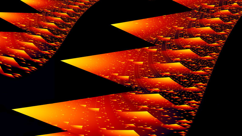 Fractal Pattern with Triangles