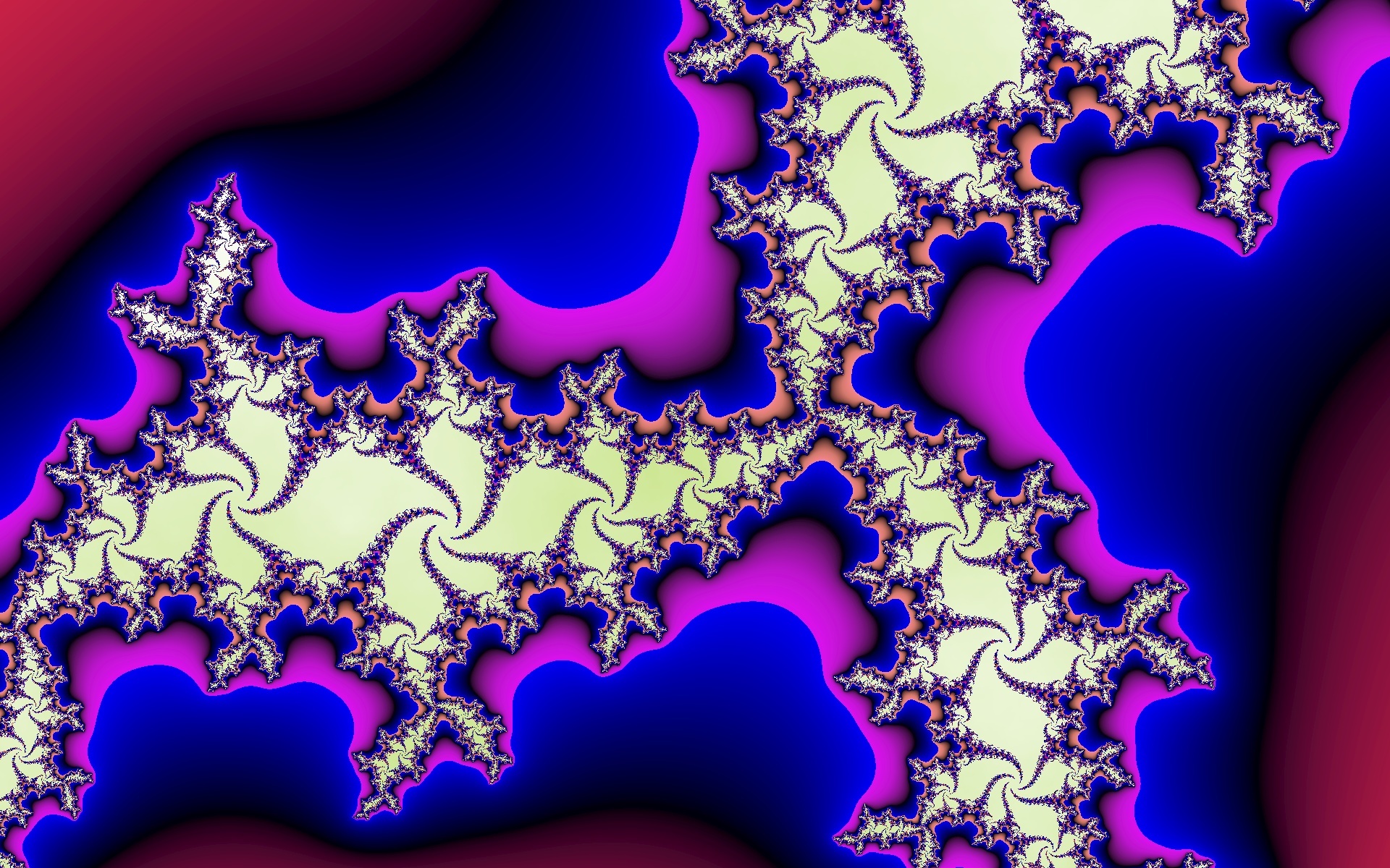 Fractal pattern with vibrant colors