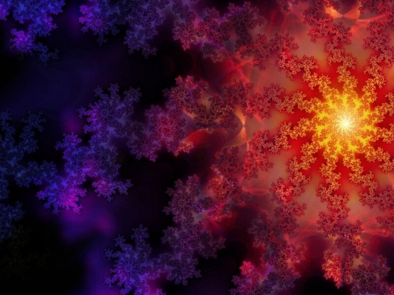 fractal pattern with vibrant colors