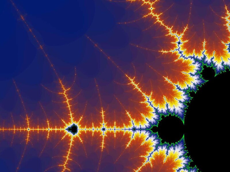 fractal pattern with vibrant colors