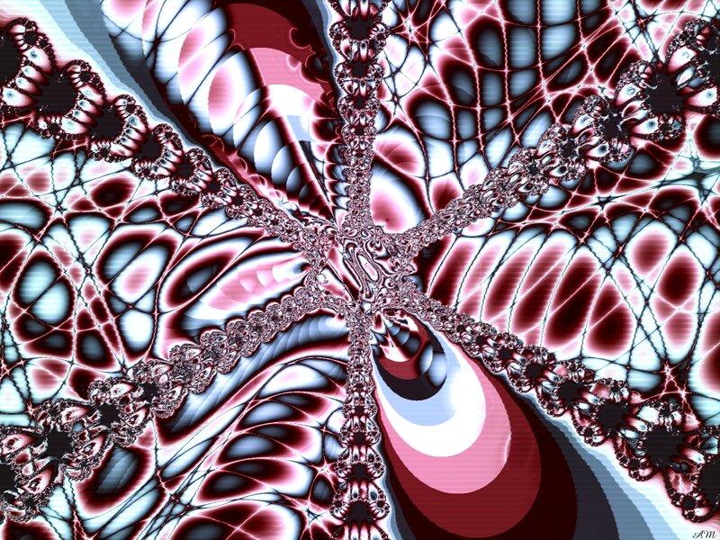 Fractal Pattern with Web-like Design