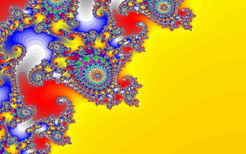 Fractal Pattern — Yellow