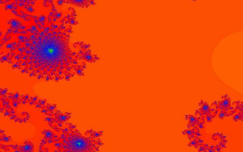 Fractal Patterns on Orange