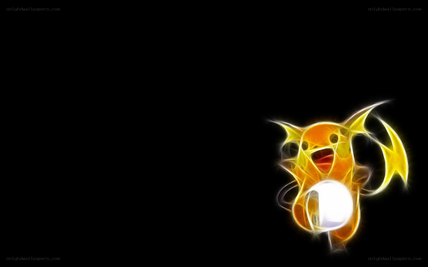 Fractal Pikachu wallpaper