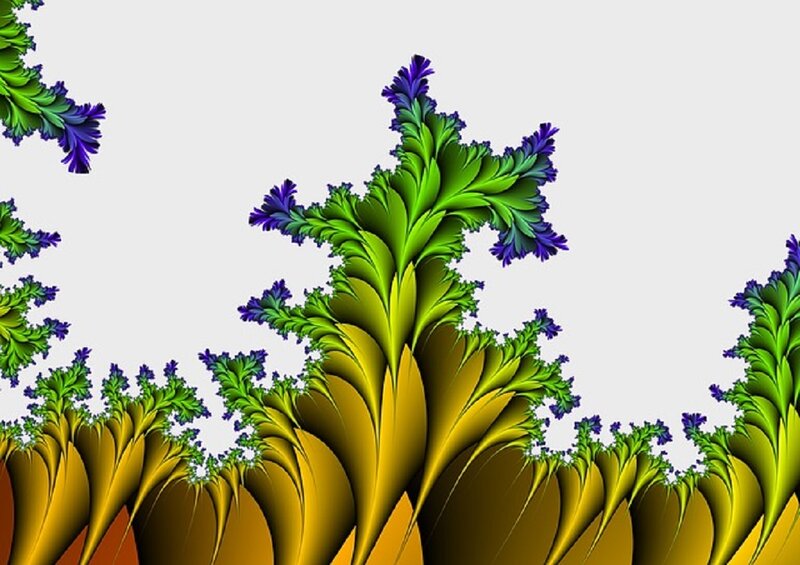 Fractal Plant Formation — Green