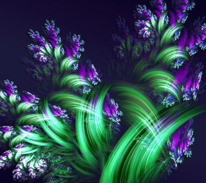 Fractal Plant Forms — Green