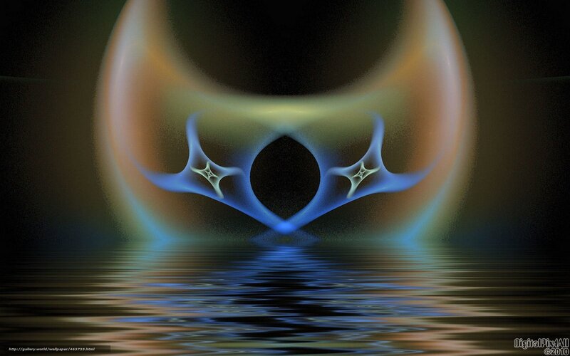 Fractal portal over water