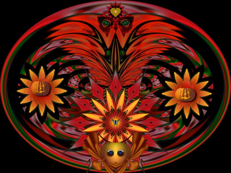 Fractal Pumpkin Design