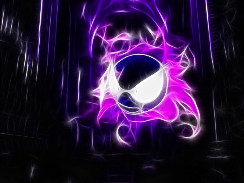 Fractal Purple Energy Swirl — Dramatic