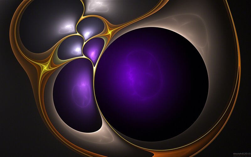 Fractal Purple Sphere