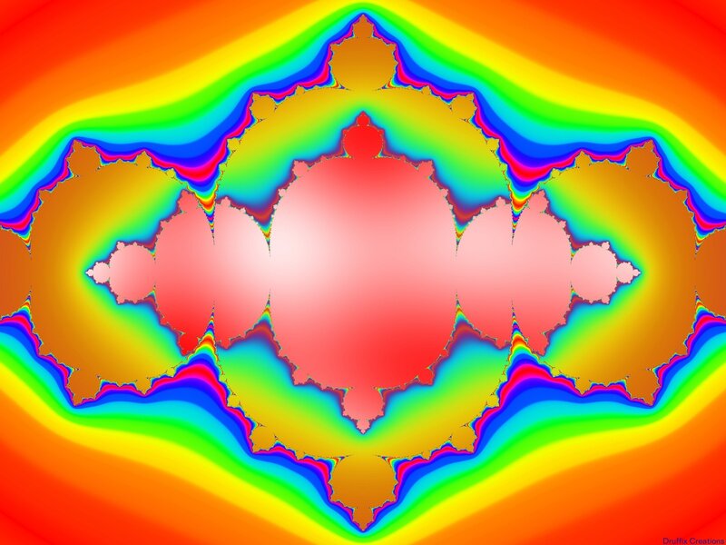 Fractal Rainbow Pattern