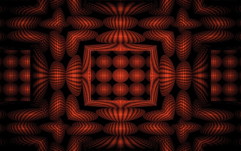 fractal red pattern