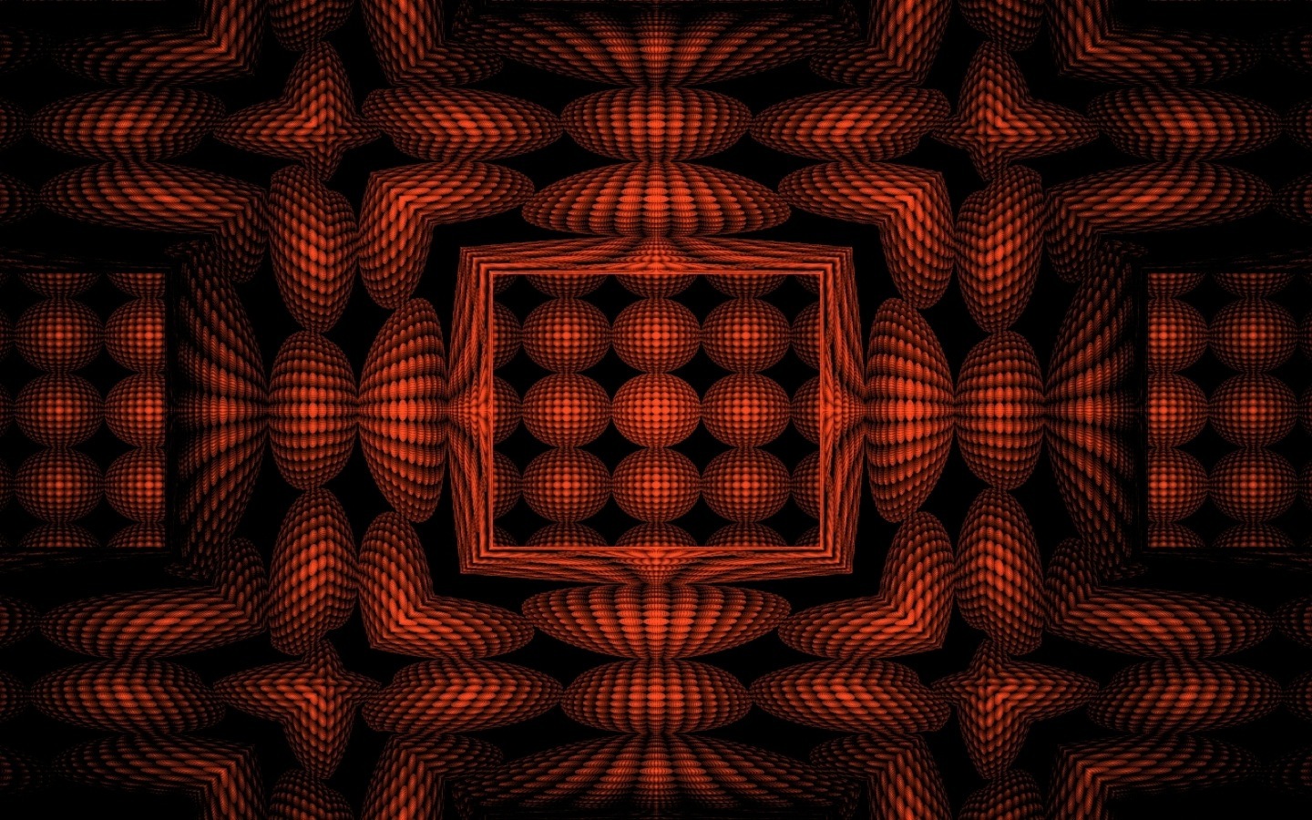 fractal red pattern