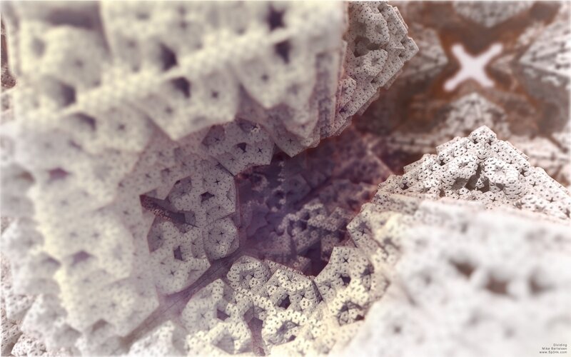 Fractal rock formations