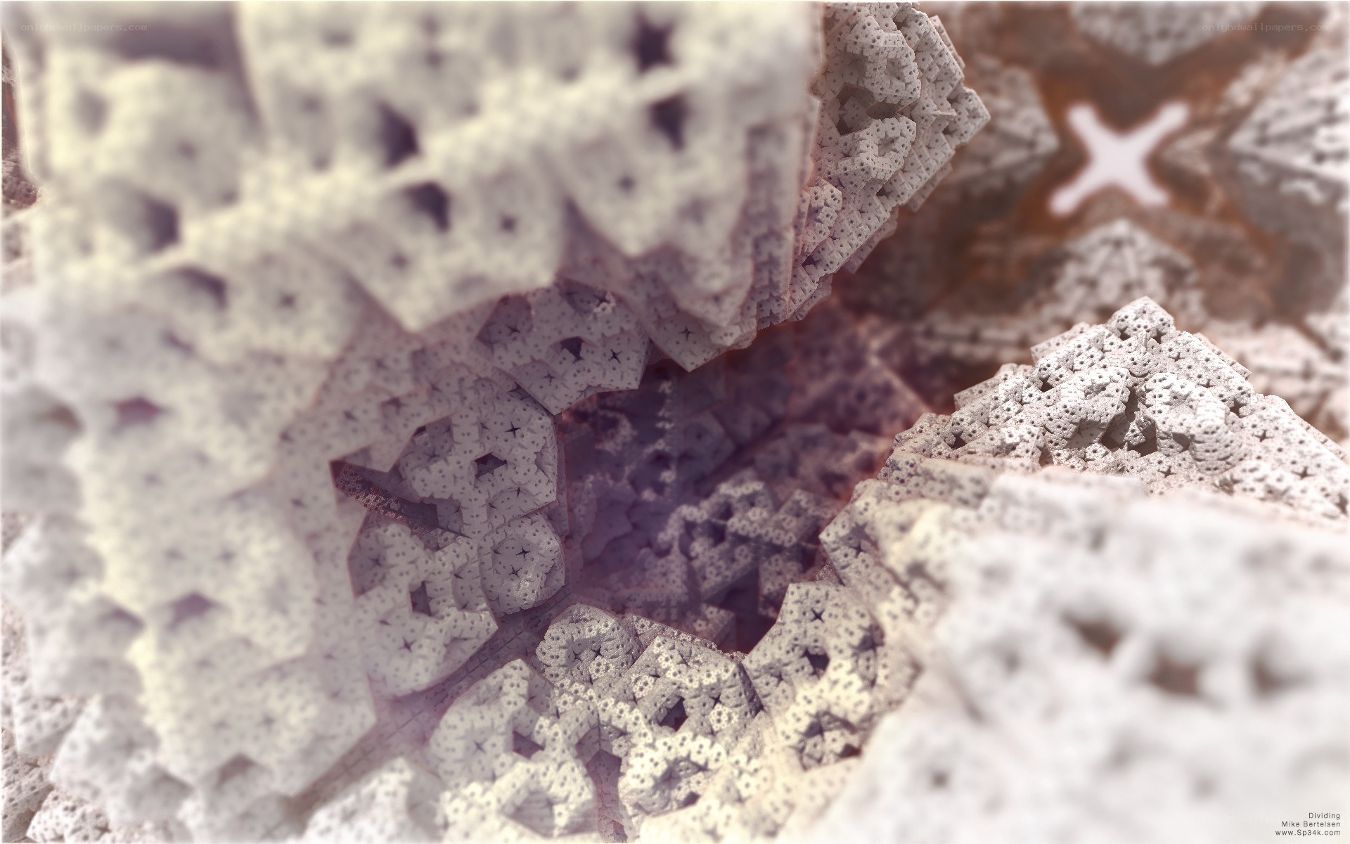 Fractal rock formations