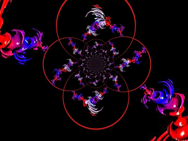 Fractal Rooster Pattern
