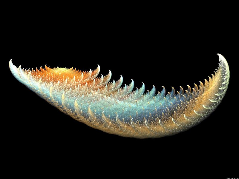Fractal sea creature design
