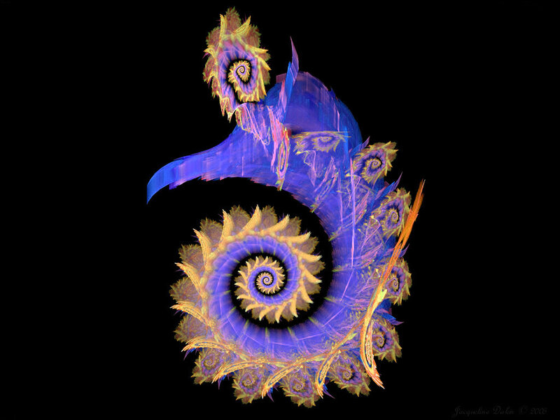 fractal seahorse spiral