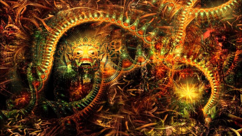 Fractal Serpent Deity