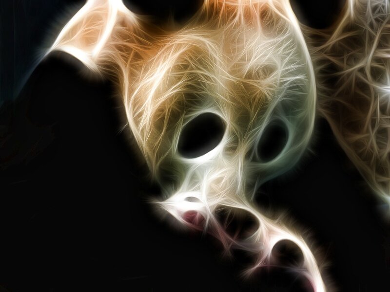 fractal skull art
