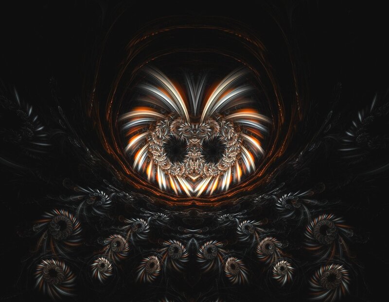 Fractal skull design