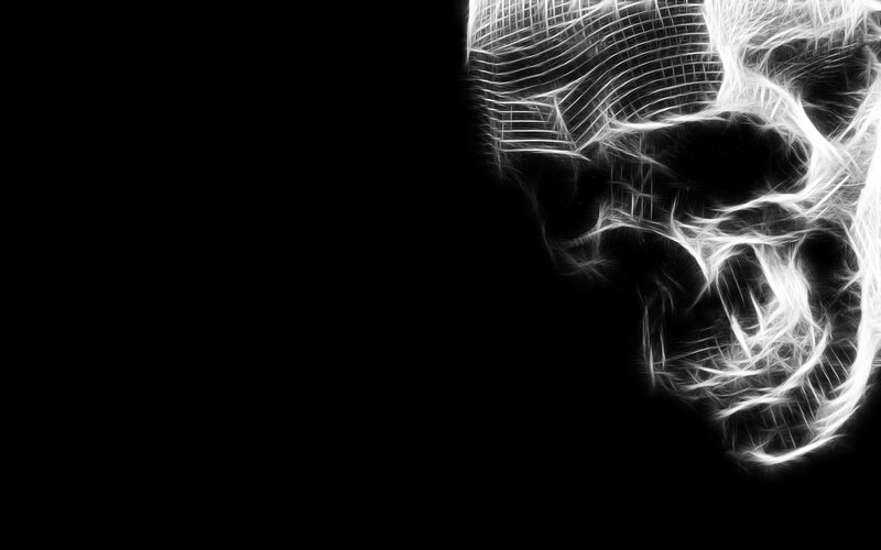 fractal skull design