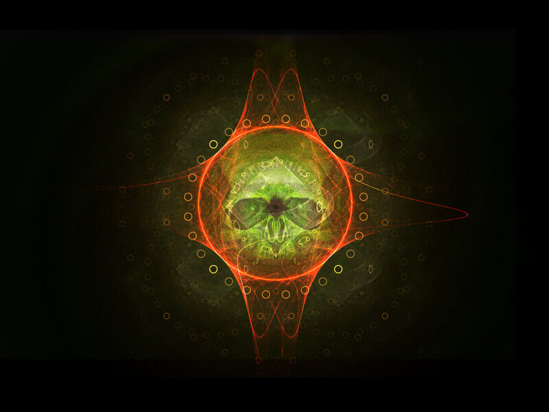 fractal skull energy sphere