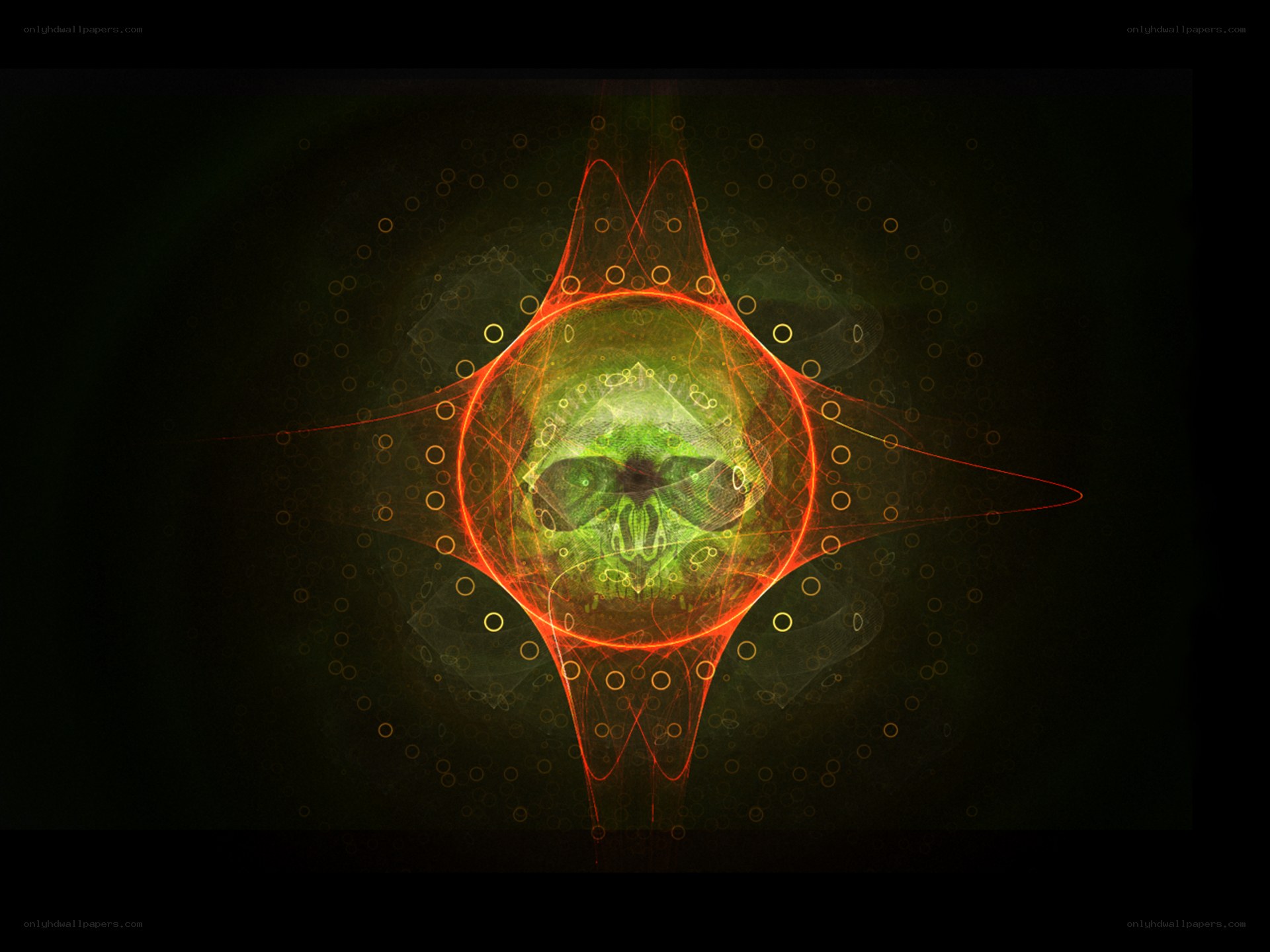 fractal skull energy sphere