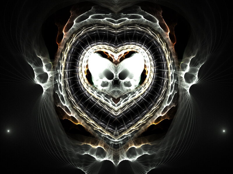 Fractal Skull Heart