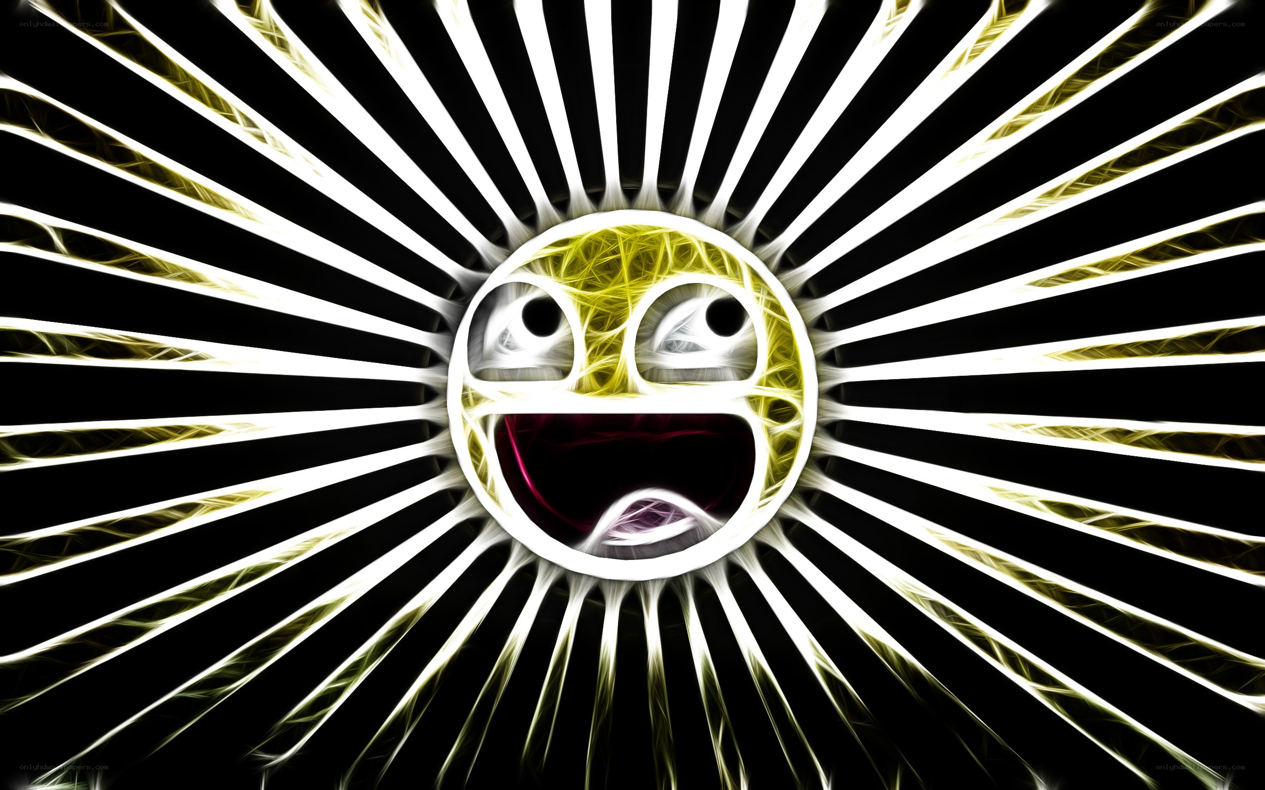 fractal smiley face