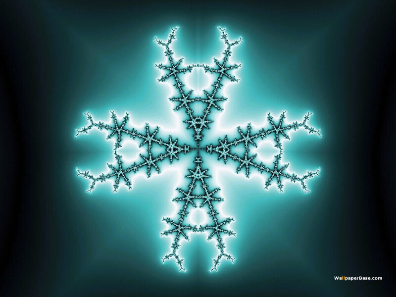 fractal snowflake design