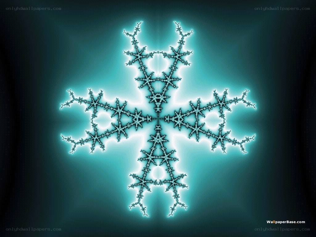 fractal snowflake design