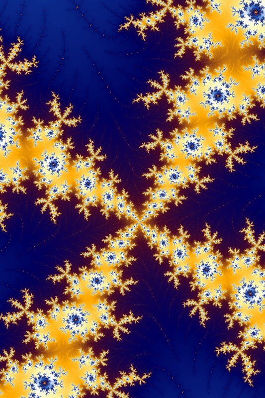 fractal snowflake pattern