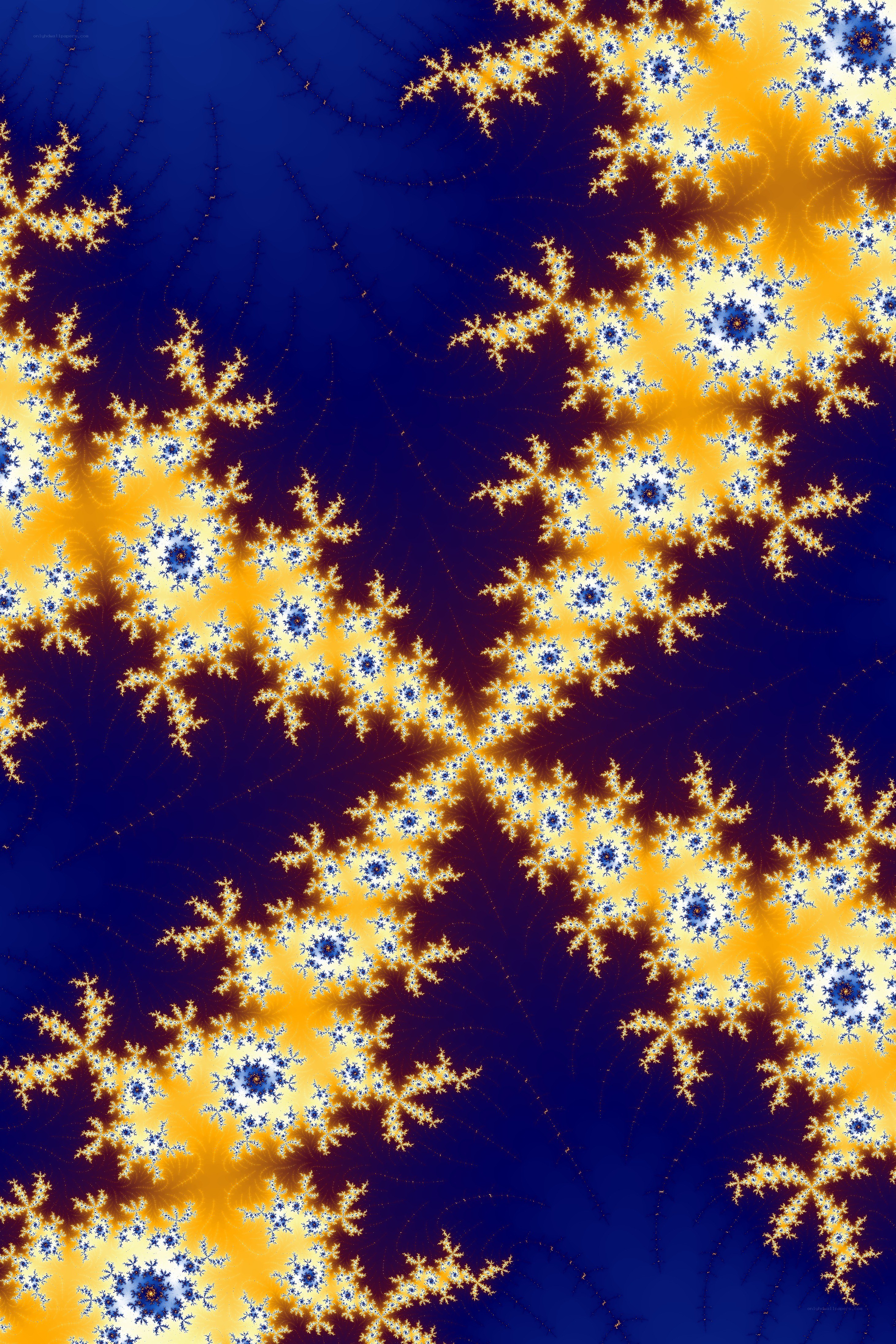 fractal snowflake pattern