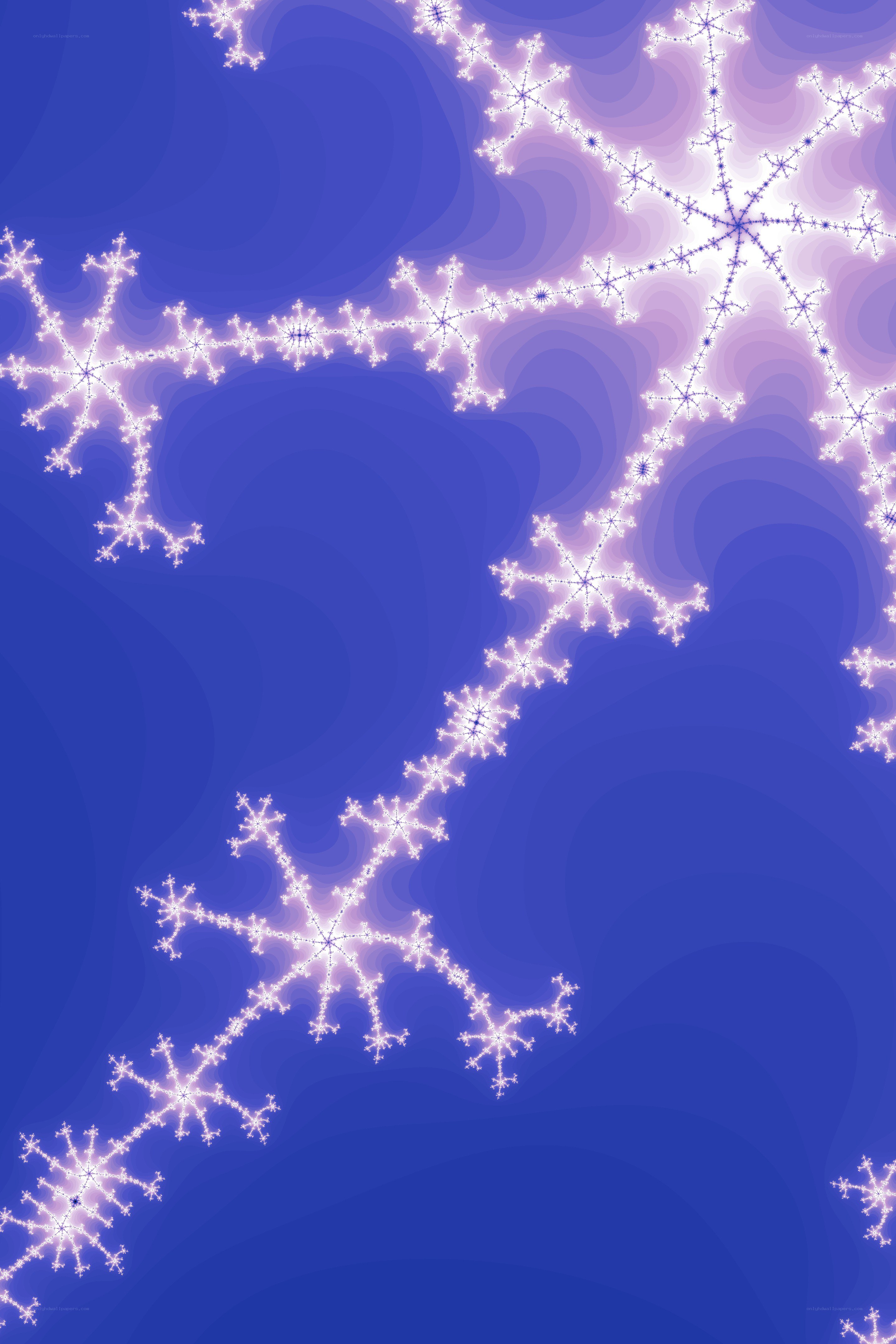 fractal snowflake pattern