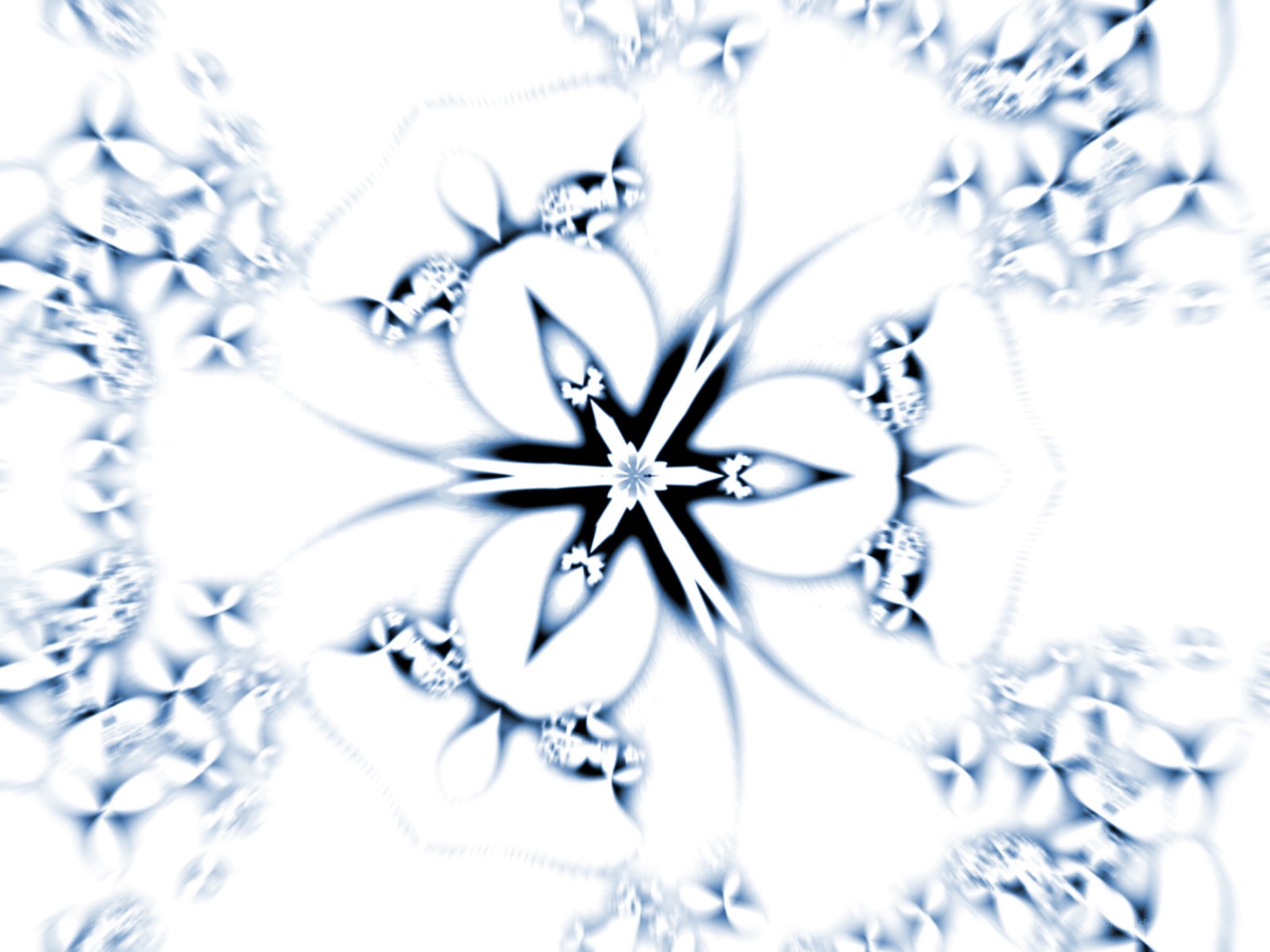 fractal snowflake pattern