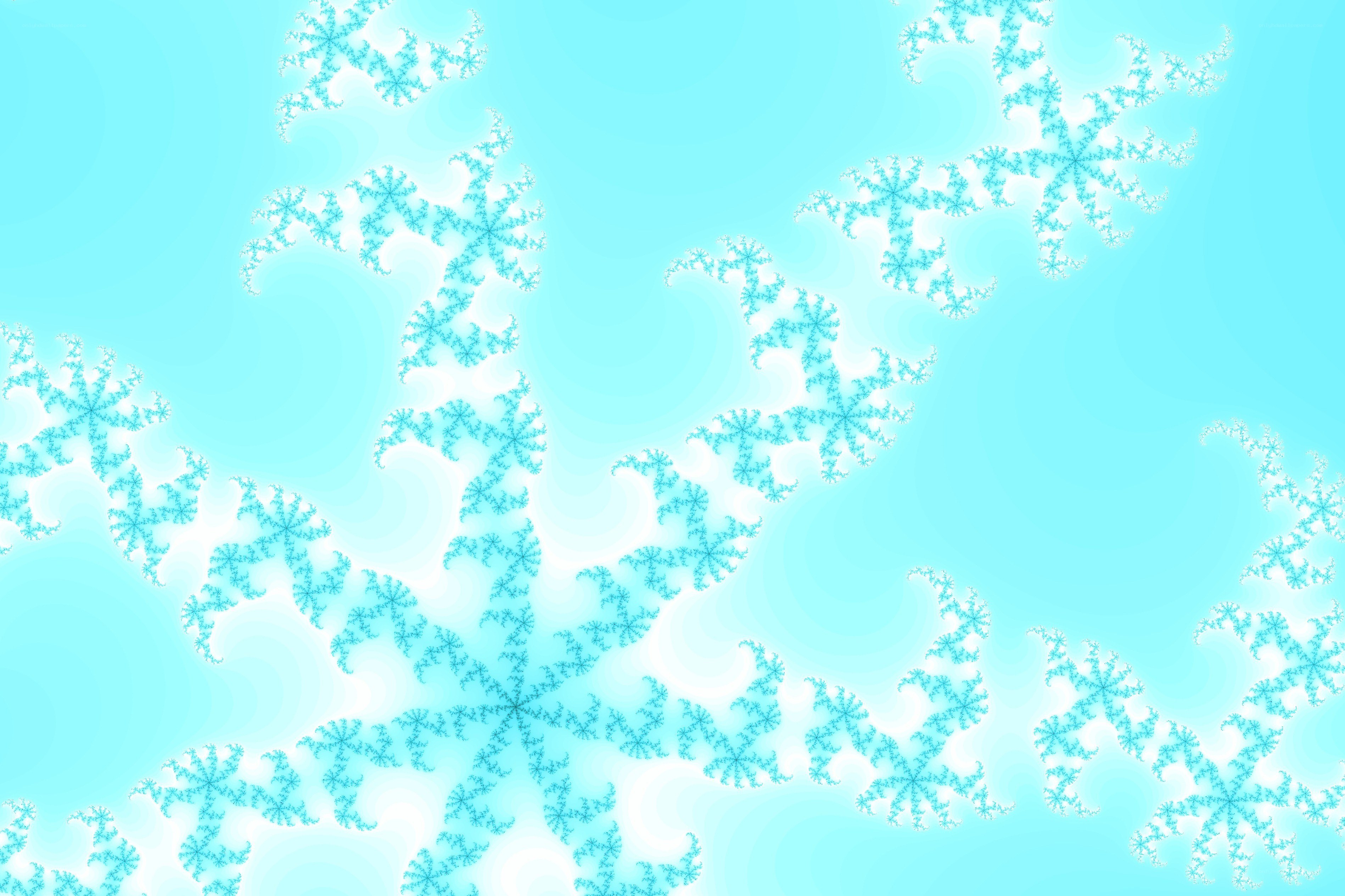 fractal snowflake pattern