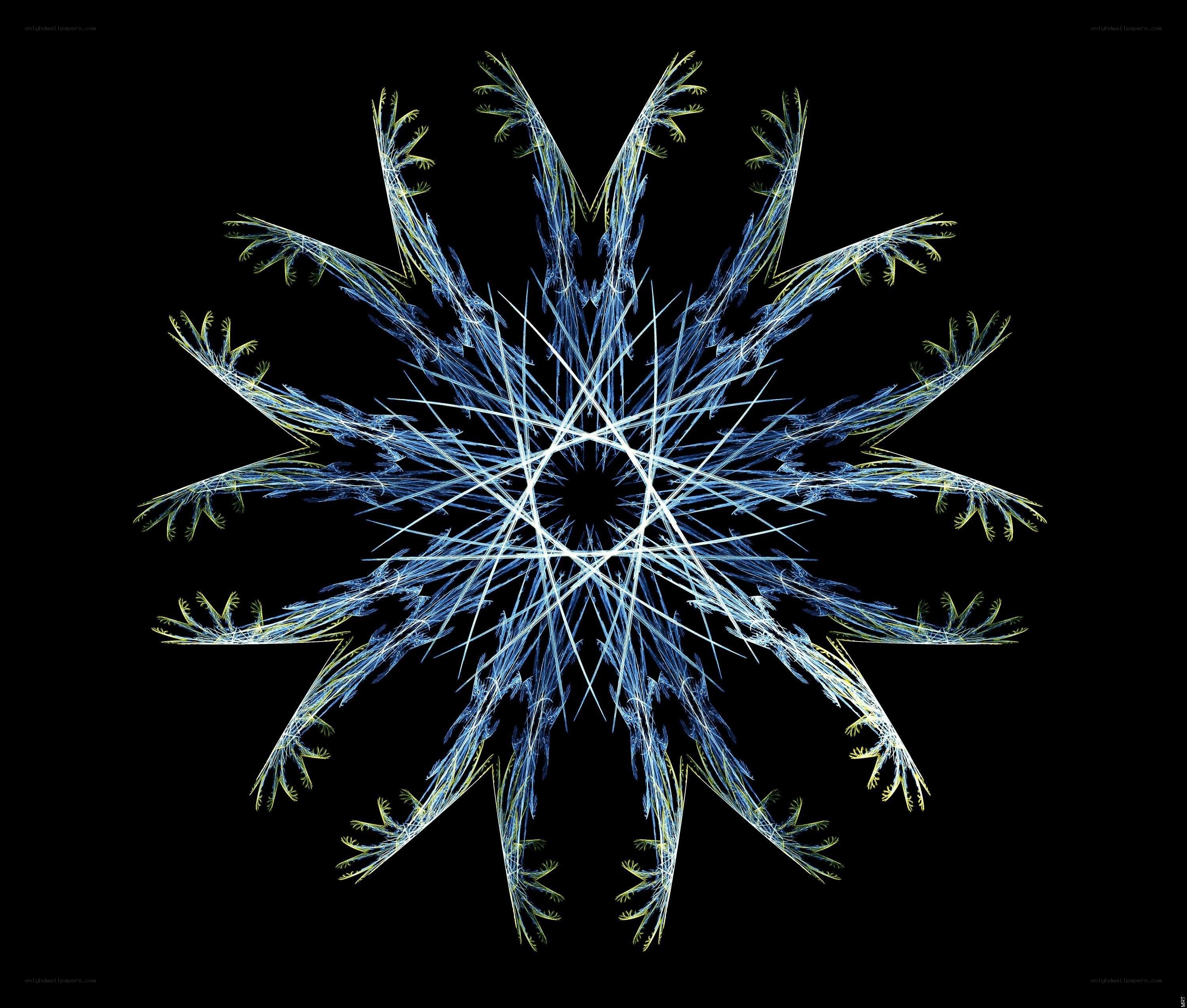 fractal snowflake pattern