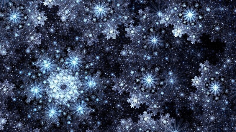 fractal snowflake pattern