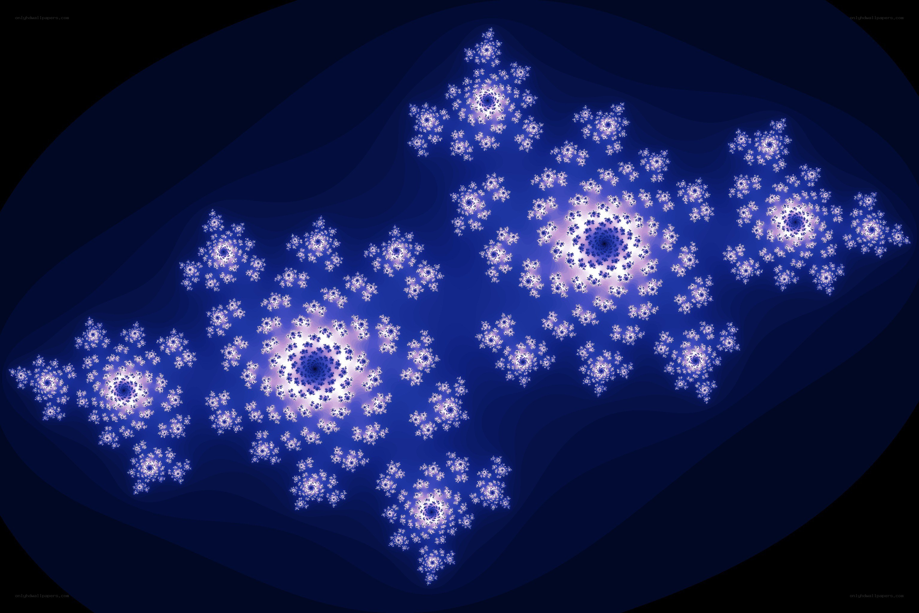 fractal snowflake patterns