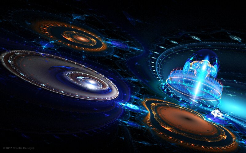 Fractal Space Galaxies