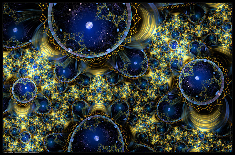 Fractal Space Nebula