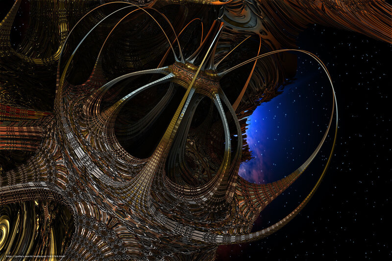 Fractal space structure