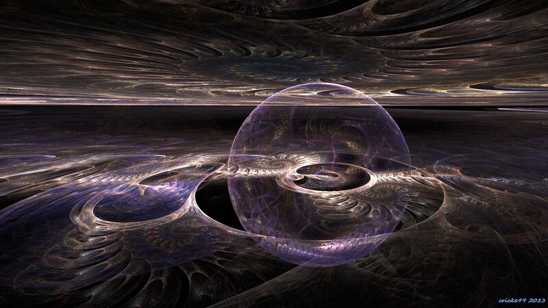 Fractal Sphere in Dark Space