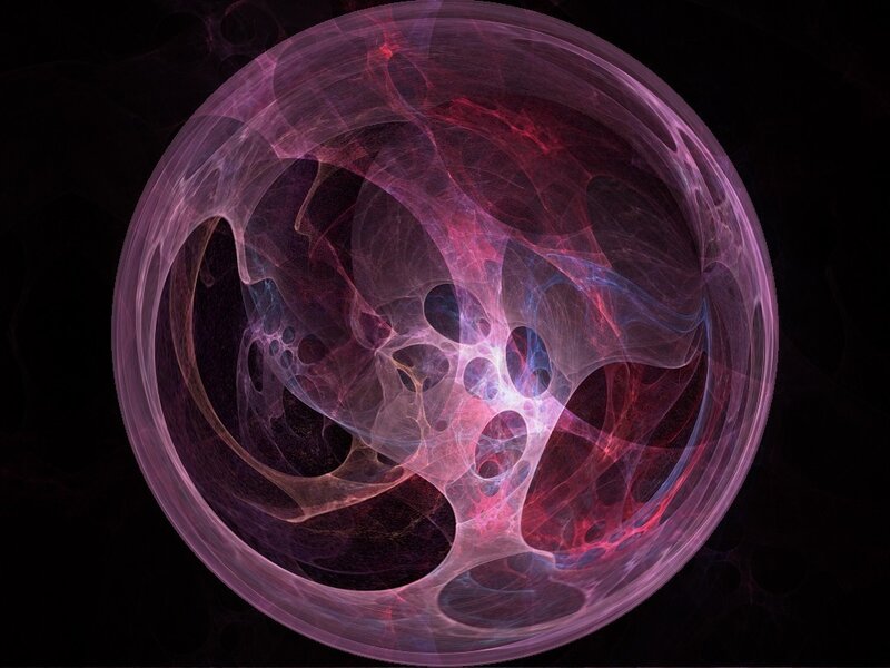 Fractal Sphere in Darkness