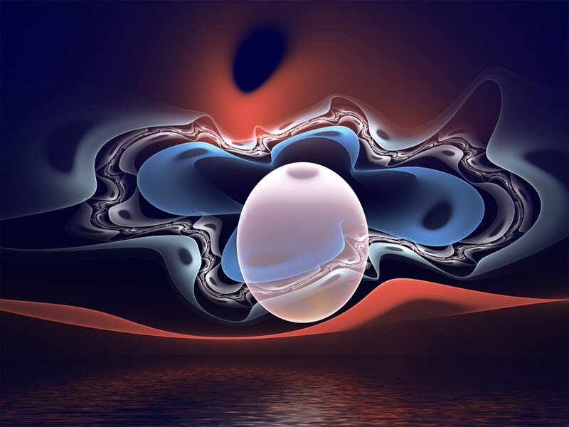 Fractal Sphere in Liquid