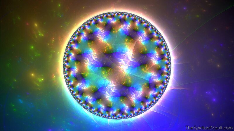Fractal Sphere in Space — Blue