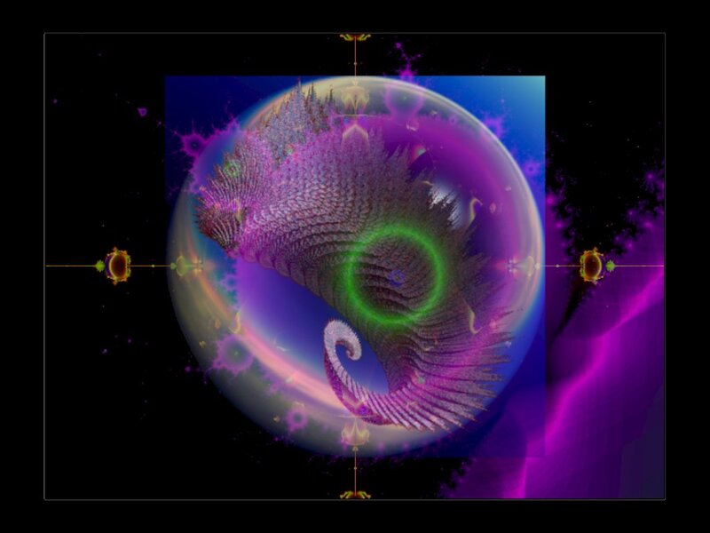 Fractal Sphere in Space