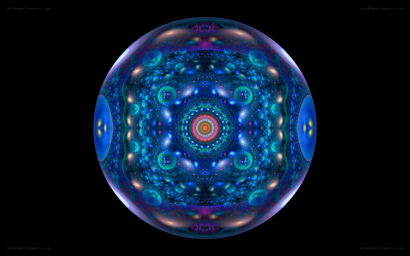 fractal sphere mandala